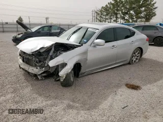 2013 Infiniti M with VIN JN1BY1AP2DM512105, listed as a Copart auction lot 57183655 with 159,180 mi miles and Salvage title. Bid and sale history available at DreamBid. Image 1.