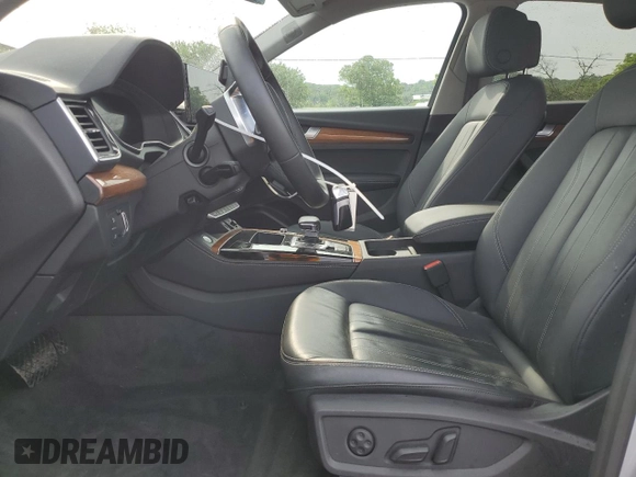2023 Audi Q5 Premium Plus with VIN WA1BBAFY6P2041523, listed as a Copart auction lot 61055955 with 40,357 mi miles and Salvage title. Bid and sale history available at DreamBid. Image 7.