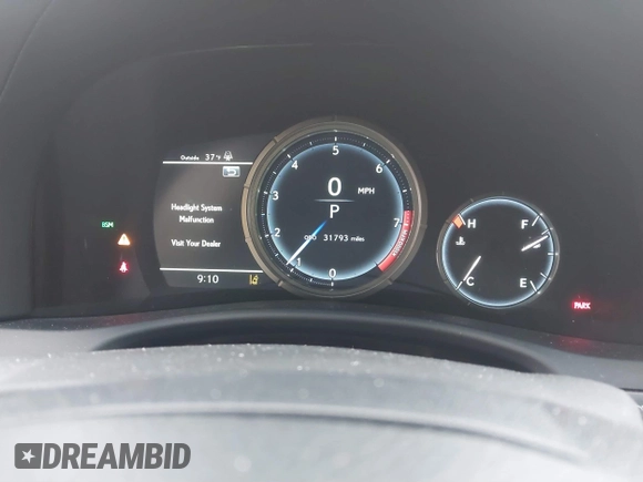 2018 Lexus GS 350 with VIN JTHCZ1BLXJA009203, listed as a IAAI auction lot 41324389 with 31,793 mi miles and . Bid and sale history available at DreamBid. Image 7.