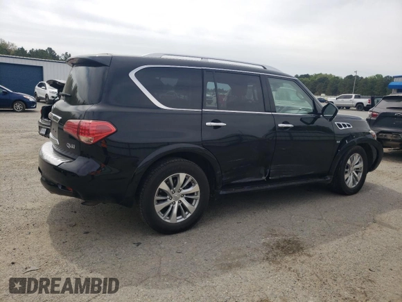 2017 Infiniti QX80 z VIN JN8AZ2NF3H9644462, wystawiony jako Copart lot #50881475 z przebiegiem 162 826 mil mil oraz Szkoda całkowita • Salvage title. Historia ofert i sprzedaży dostępna na DreamBid. Obrazek 3.