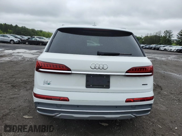 2021 Audi Q7 Premium Plus с VIN WA1LXAF70MD013083, выставлен на аукционе Copart как лот 56216055 с пробегом 71 581 миль миль и Списание • Salvage title. История ставок и продаж доступна на DreamBid. Изображение 6.