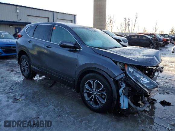 2021 Honda CR-V EX with VIN 5J6RW2H5XML007182, listed as a Copart auction lot 43609865 with Not Provided miles and Non Repairable. Bid and sale history available at carsss.com. Image 4.