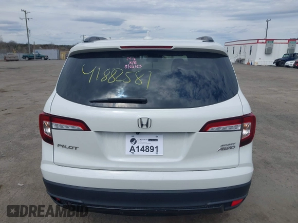 2022 Honda Pilot Sport with VIN 5FNYF6H3XNB037388, listed as a IAAI auction lot 41882581 with 53,540 mi miles and . Bid and sale history available at DreamBid. Image 17.