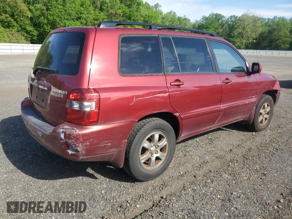 2006 Toyota Highlander z VIN JTEGP21A460119462, wystawiony jako Copart lot #55309845 z przebiegiem 175 193 mil mil oraz Czysty tytuł • Clean title. Historia ofert i sprzedaży dostępna na DreamBid. Obrazek 3.