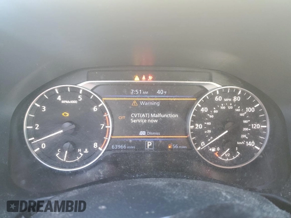 2019 Nissan Altima 2.5 S with VIN 1N4BL4BW7KC204813, listed as a Copart auction lot 46199025 with 63,966 mi miles and Salvage Title. Bid and sale history available at carsss.com. Image 9.