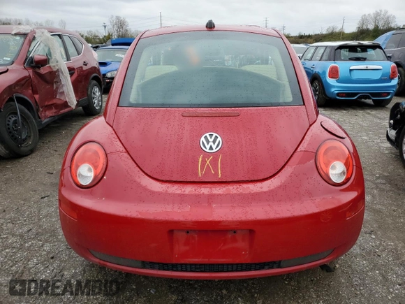 2008 Volkswagen New Beetle Coupe S with VIN 3VWPW31C68M508583, listed as a Copart auction lot 79115144 with 211,013 mi miles and Salvage Title. Bid and sale history available at carsss.com. Image 6.