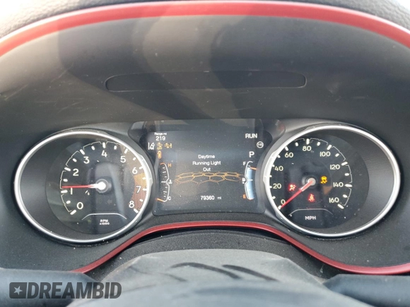 2021 Jeep Compass Trailhawk with VIN 3C4NJDDB9MT511835, listed as a Copart auction lot 63119815 with 79,360 mi miles and Salvage title. Bid and sale history available at DreamBid. Image 9.