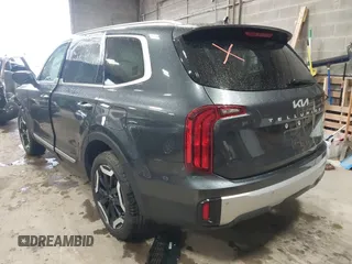 2024 Kia Telluride S with VIN 5XYP6DGC9RG481460, listed as a IAAI auction lot 42309411 with 14,182 mi miles and . Bid and sale history available at DreamBid. Image 3.