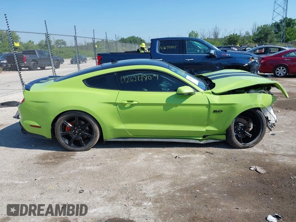 2020 Ford Mustang GT with VIN 1FA6P8CF2L5159040, listed as a IAAI auction lot 42624807 with 41,235 mi miles and . Bid and sale history available at DreamBid. Image 13.