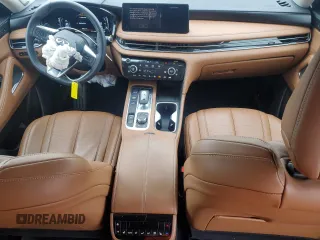 2025 Infiniti QX60 Sensory with VIN 5N1AL1GS7SC336153, listed as a Copart auction lot 57083985 with 5,692 mi miles and Salvage title. Bid and sale history available at DreamBid. Image 8.