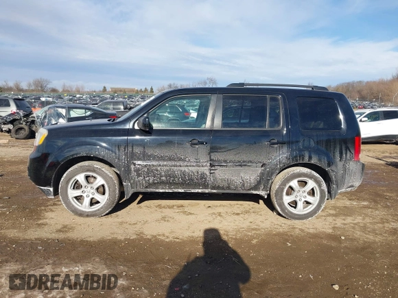 2013 Honda Pilot EX-L with VIN 5FNYF4H70DB080398, listed as a IAAI auction lot 41424709 with 126,102 mi miles and . Bid and sale history available at DreamBid. Image 14.
