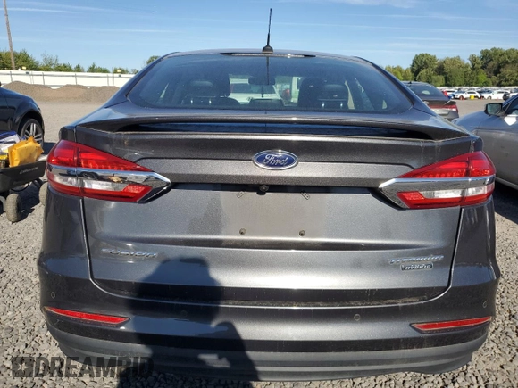 2020 Ford Fusion Titanium with VIN 3FA6P0SU4LR172158, listed as a Copart auction lot 55607325 with 53,766 mi miles and Salvage title. Bid and sale history available at DreamBid. Image 6.