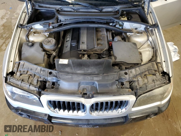 2005 BMW X3 2.5i with VIN WBXPA734X5WC50438, listed as a Copart auction lot 52978285 with 137,175 mi miles and Non Repairable. Bid and sale history available at carsss.com. Image 12.
