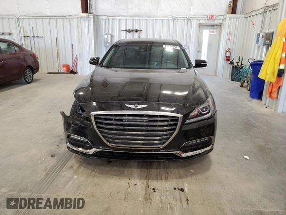 2018 Genesis G80 3.8L with VIN KMHGN4JE7JU232778, listed as a Copart auction lot 77440294 with 71,623 mi miles and Non repairable. Bid and sale history available at DreamBid. Image 5.