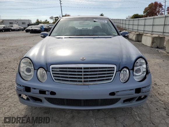 2004 Mercedes-Benz E-Class 3.2L with VIN WDBUF82J84X120693, listed as a Copart auction lot 77355374 with 190,265 mi miles and Clean Title. Bid and sale history available at carsss.com. Image 5.