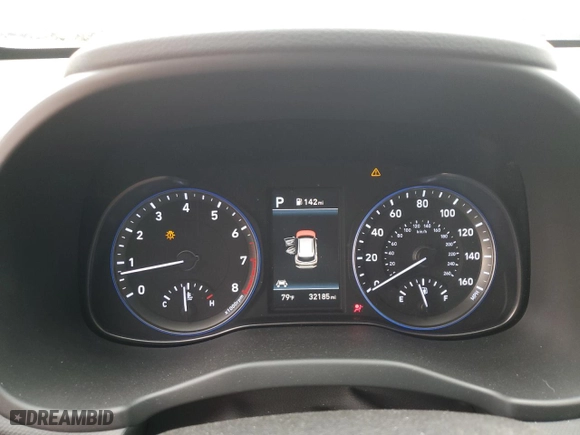 2021 Hyundai Kona SE with VIN KM8K12AA9MU712655, listed as a Copart auction lot 49634095 with 32,185 mi miles and Salvage Title. Bid and sale history available at carsss.com. Image 9.