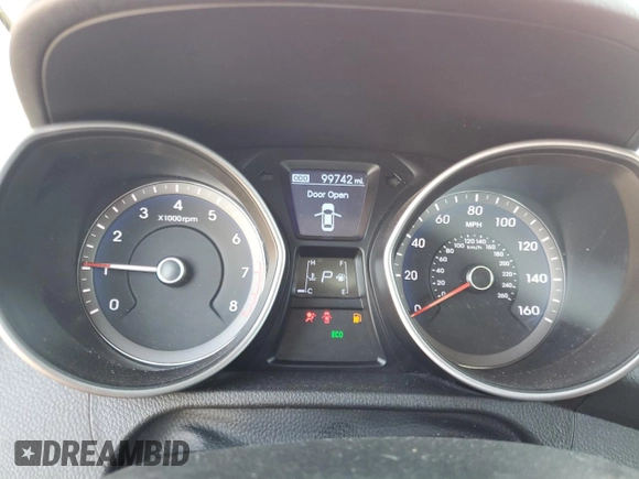2013 Hyundai Elantra GT with VIN KMHD35LE7DU135564, listed as a Copart auction lot 75720144 with 99,742 mi miles and Salvage Title. Bid and sale history available at carsss.com. Image 9.
