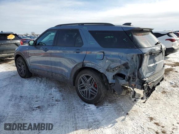 2025 Ford Explorer ST-Line with VIN 1FMUK8KH3SGA67520, listed as a Copart auction lot 45019675 with 3,857 mi miles and Salvage Title. Bid and sale history available at carsss.com. Image 2.