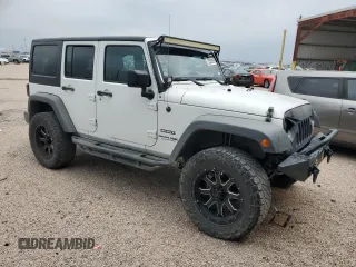 2018 Jeep Wrangler JK Unlimited Sport S with VIN 1C4BJWDG4JL850519, listed as a Copart auction lot 84434304 with 91,104 mi miles and Clean Title. Bid and sale history available at carsss.com. Image 4.