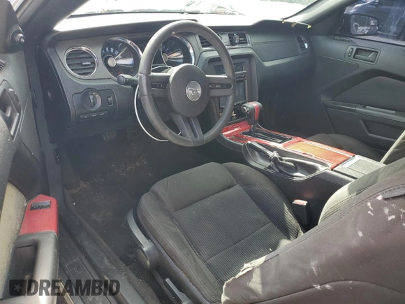 2011 Ford Mustang V6 with VIN 1ZVBP8AM6B5165784, listed as a Copart auction lot 63337625 with 178,110 mi miles and Salvage title. Bid and sale history available at DreamBid. Image 8.