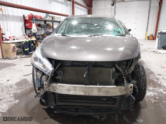 2017 Nissan Murano SL with VIN 5N1AZ2MH5HN181693, listed as a IAAI auction lot 41592637 with 90,770 mi miles. Bid and sale history available at carsss.com. Image 13.