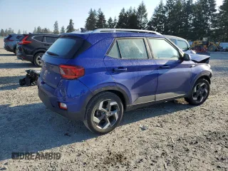 2020 Hyundai Venue SEL with VIN KMHRC8A30LU018500, listed as a Copart auction lot 54141175 with 42,945 mi miles and Salvage Title. Bid and sale history available at carsss.com. Image 3.