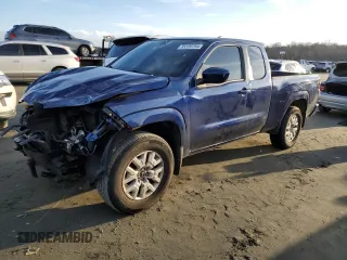 2022 Nissan Frontier SV z VIN 1N6ED1CM2NN684636, wystawiony jako Copart lot #85599764 z przebiegiem 41 408 mil mil oraz Szkoda całkowita • Salvage title. Historia ofert i sprzedaży dostępna na DreamBid. Obrazek 1.