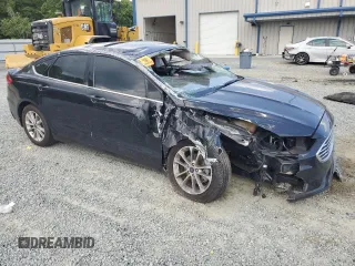 2020 Ford Fusion SE with VIN 3FA6P0HD2LR150490, listed as a Copart auction lot 55326215 with 101,457 mi miles and Salvage title. Bid and sale history available at DreamBid. Image 4.