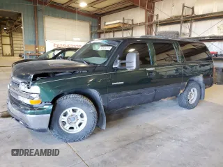 2001 Chevrolet Suburban LT z VIN 3GNFK16T21G155598, wystawiony jako Copart lot #50503275 z przebiegiem 206 888 mil mil oraz Szkoda całkowita • Salvage title. Historia ofert i sprzedaży dostępna na DreamBid. Obrazek 1.