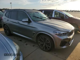 2020 BMW X3 M Competition with VIN 5YMTS0C01L9B25053, listed as a Copart auction lot 73847764 with 0 mi miles and Salvage Title. Bid and sale history available at carsss.com. Image 4.