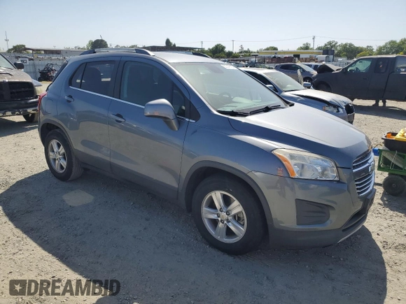 2015 Chevrolet Trax LT with VIN KL7CJLSB7FB117210, listed as a Copart auction lot 53749135 with 103,065 mi miles and Salvage Title. Bid and sale history available at carsss.com. Image 4.