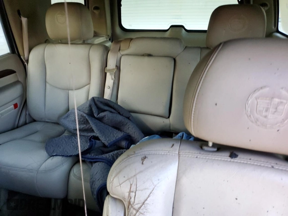2003 Cadillac Escalade z VIN 1GYEC63T83R133508, wystawiony jako Copart lot #80091524 z przebiegiem Nie podano mil oraz Szkoda całkowita • Salvage title. Historia ofert i sprzedaży dostępna na DreamBid. Obrazek 10.