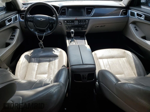 2017 Genesis G80 3.8L z VIN KMHGN4JE0HU182283, wystawiony jako Copart lot #54055095 z przebiegiem 190 024 mil mil oraz Szkoda całkowita • Salvage title. Historia ofert i sprzedaży dostępna na DreamBid. Obrazek 8.