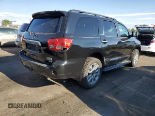 2014 Toyota Sequoia Limited with VIN 5TDJW5G10ES102868, listed as a Copart auction lot 61729614 with 171,215 mi miles and Salvage Title. Bid and sale history available at carsss.com. Image 3.