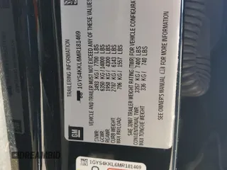 2021 Cadillac Escalade ESV Premium Luxury z VIN 1GYS4KKL6MR181469, wystawiony jako Copart lot #42195695 z przebiegiem 93 844 mil mil oraz Szkoda całkowita • Salvage title. Historia ofert i sprzedaży dostępna na DreamBid. Obrazek 15.
