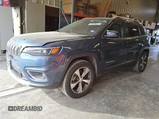 2020 Jeep Cherokee Limited with VIN 1C4PJMDX4LD587715, listed as a Copart auction lot 49653395 with 66,877 mi miles and Clean Title. Bid and sale history available at carsss.com. Image 1.