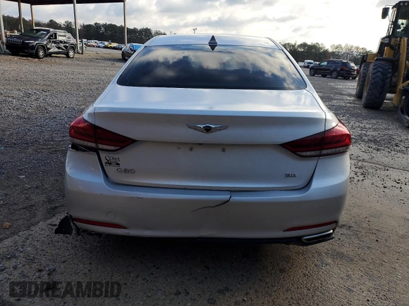 2017 Genesis G80 3.8L with VIN KMHGN4JEXHU171310, listed as a Copart auction lot 78077224 with 124,831 mi miles and Clean Title. Bid and sale history available at DreamBid. Image 6.