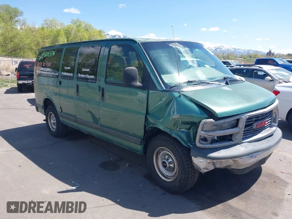 1999 GMC Savana z VIN 1GJHG35R4X1134983, wystawiony jako IAAI lot #42084648 z przebiegiem 167 848 mil mil oraz . Historia ofert i sprzedaży dostępna na DreamBid. Obrazek 1.