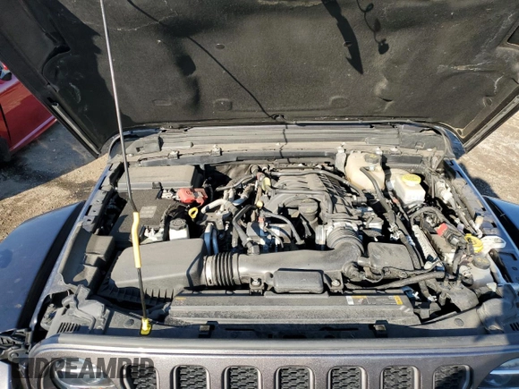 2021 Jeep Wrangler Unlimited Rubicon with VIN 1C4JJXFG8MW869995, listed as a Copart auction lot 83472254 with 48,302 mi miles and Salvage Title. Bid and sale history available at carsss.com. Image 12.