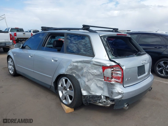 2003 Audi A4 1.8T with VIN WAUVC68EX3A164691, listed as a IAAI auction lot 41945723 with 146,086 mi miles. Bid and sale history available at carsss.com. Image 3.