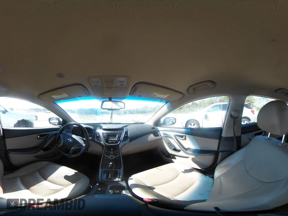2015 Hyundai Elantra SE z VIN 5NPDH4AE7FH570097, wystawiony jako IAAI lot #41577252 z przebiegiem 135 219 mil mil oraz . Historia ofert i sprzedaży dostępna na DreamBid. Obrazek 18.