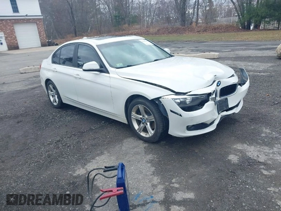 2015 BMW 3 Series 328i xDrive with VIN WBA3B5G50FNS15117, listed as a IAAI auction lot 41843496 with 144,613 mi miles. Bid and sale history available at carsss.com. Image 1.