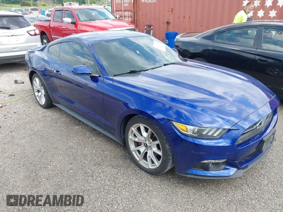 2015 Ford Mustang EcoBoost with VIN 1FA6P8TH5F5355429, listed as a IAAI auction lot 42273463 with 172,065 mi miles and . Bid and sale history available at DreamBid. Image 1.