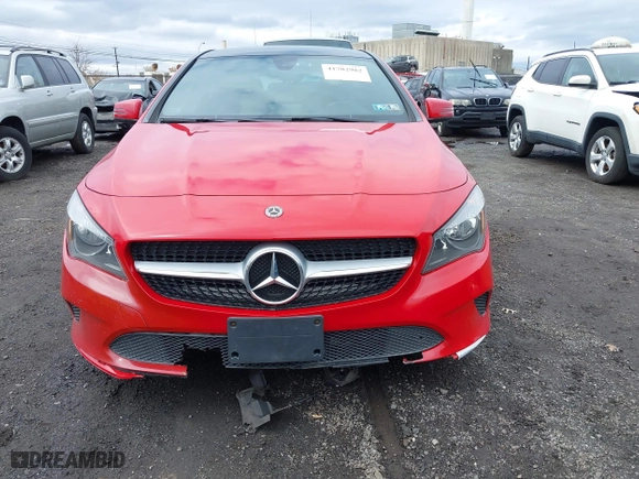 2018 Mercedes-Benz CLA with VIN WDDSJ4GB7JN595119, listed as a IAAI auction lot 41782982 with 105,071 mi miles. Bid and sale history available at carsss.com. Image 6.