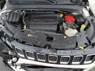 2021 Jeep Compass Altitude with VIN 3C4NJDBB4MT530103, listed as a Copart auction lot 53826555 with 55,313 mi miles and Salvage title. Bid and sale history available at DreamBid. Image 12.