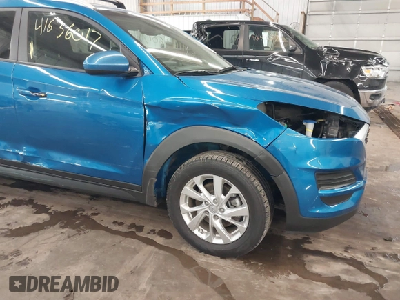2021 Hyundai Tucson Value with VIN KM8J33A43MU301869, listed as a IAAI auction lot 41636017 with 55,188 mi miles and . Bid and sale history available at DreamBid. Image 6.
