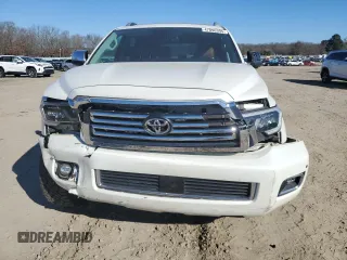 2019 Toyota Sequoia Platinum with VIN 5TDDY5G17KS166005, listed as a Copart auction lot 47090395 with 90,899 mi miles and Salvage Title. Bid and sale history available at carsss.com. Image 5.