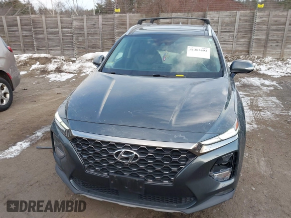 2020 Hyundai Santa Fe Limited with VIN 5NMS5CAA9LH257732, listed as a IAAI auction lot 41303693 with 112,026 mi miles. Bid and sale history available at carsss.com. Image 12.