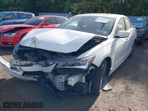 2022 Acura ILX Premium with VIN 19UDE2F82NA001049, listed as a IAAI auction lot 42278019 with 30,804 mi miles and . Bid and sale history available at DreamBid. Image 6.