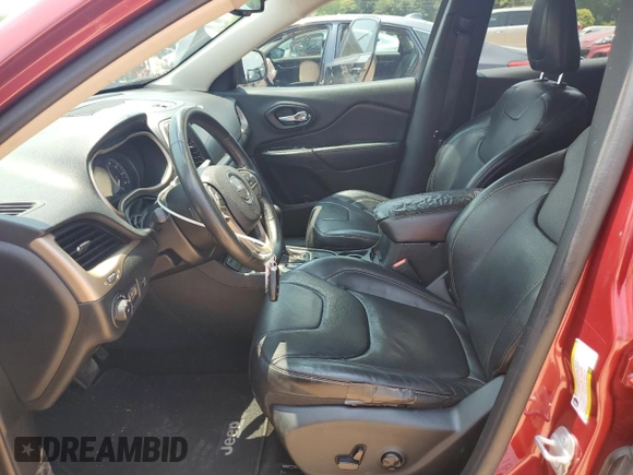 2014 Jeep Cherokee Limited with VIN 1C4PJLDS9EW221691, listed as a Copart auction lot 64095655 with 174,391 mi miles and Salvage title. Bid and sale history available at DreamBid. Image 7.